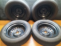 スズキ ダイハツ等 純正スチールホイール 4.5J 14インチ 100-4H ハブ径54mm MAXTREK 155/65-14 2022年製造 夏タイヤ ラジアルタイヤ_画像8