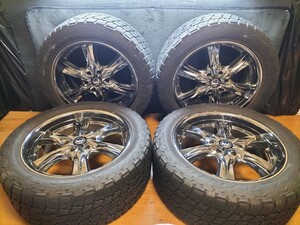 希少 ランクル プラド ハイラックスサーフ MzSPEED Juno CrystalLine 8.5J 20インチ 139.7-6H +28 265/50 20 NITTO ALLTERRAINタイヤ 