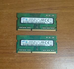 メモリ SAMSUNG 1R×8 PC3L-12800S 8GB (4GB×2枚)