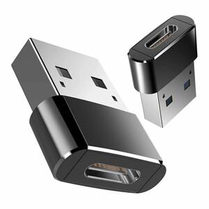 USB Type C 変換アダプタ タイプC （メス） To USB 3.0（オス） 変換アダプタ カラー薄ピンク