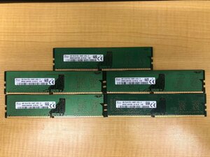【中古品・現状品】メモリ DDR4 Skhynix 4GB 1Rx16 PC4-2400T ×5枚セット