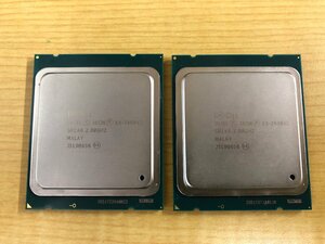 【中古・現状品】インテル Xeon E5-2680 v2 ×　2個セット　10コア×2　20コア　サーバー用CPU