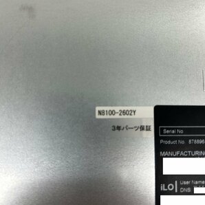 【中古品・BIOS起動確認済】 NEC Express5800 R120h-1E N8100-2602Y Silver 4112 x2 / 64GB / HDDなし / E208i-a SR Gen10の画像3