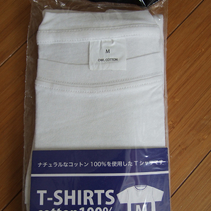 同梱可■10個 新品 Ｔシャツ Mサイズ 白 丸首 半袖 綿100％ コットン 肌着 インナーウエア T-SHRTS ホワイト アイ・フィット工業 の画像2