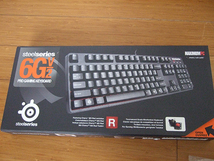 同梱可■新品 SteelSeries 6Gv2 Red Switch PN64263 JP ゲーミングキーボード ブラック 日本語版 八つ当たりに耐える耐久性_画像1