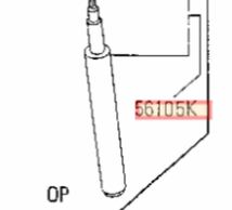 日産純正ショックアブソーバー カートリッジ&パッキンキット（フロント） 新品未使用品 GF31レパード F31レパード _画像4