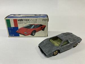 トミカ ミニカー　No F37 カウンタック　LP400 （無塗装）箱付き