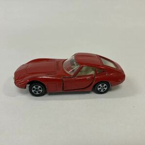 トミカ ミニカー No5 トヨタ2000GT（赤）1Aホイール 箱付きの画像4