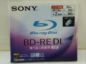  shop front exhibition unopened new goods *SONY* Blue-ray disk *BD-RE DL*.. return video recording for 2 layer *50GB* in voice correspondence receipt issue possibility 