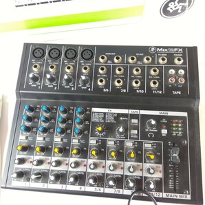  エフェクト内蔵コンパクトミキサー マッキー MIX12FX 12-CHANNEL COMPACT MIXER WITH EFFECTS 通電のみ確認済 機材の画像3