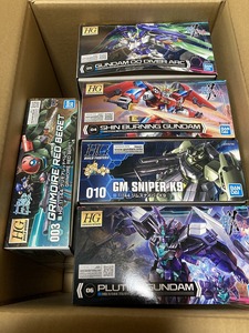 中古　ガンプラ　未組み立て　ガンダム　ダブルオーダイバーアーク　バーニング　プルタイン　ジム　グリモア