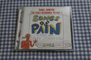 2枚組CD　輸入盤　DANIEL JOHNSTON　THE EARLY RECORDINGS VOL.1 songs of pain &more songs of pain　ダニエル・ジョンストン