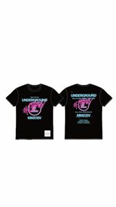 ラルクアンシエルL'Arc〜en〜Ciel★POPロゴTシャツ★ブラック★Sサイズ★UNDERGROUND