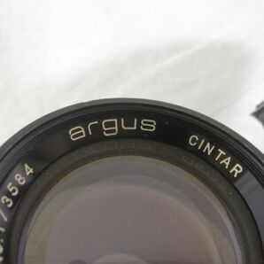 富岡光学 ARGUS CINTAR アーガスシンター/1:2.8 135mm オールドレンズ ケース付 良品の画像4