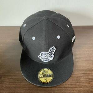 NEW ERA ニューエラキャップ MLB 59FIFTY (7-3/4) 61.5CM クリーブランド インディアンス CLEVELAND INDIANS帽子 の画像3