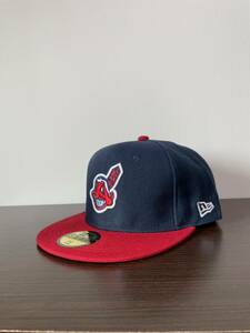 NEW ERA ニューエラキャップ MLB 59FIFTY (7-3/4) 61.5CM クリーブランド インディアンス CLEVELAND INDIANS帽子 