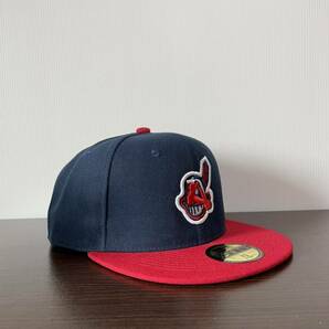 NEW ERA ニューエラキャップ MLB 59FIFTY (7-3/4) 61.5CM クリーブランド インディアンス CLEVELAND INDIANS帽子 の画像4