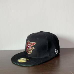 NEW ERA ニューエラキャップ MLB 59FIFTY (7-3/8) 58.7CM BALTIMORE ORIOLES ボルチモア・オリオールズ帽子 の画像1