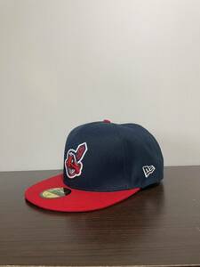 NEW ERA New Era cap MLB 59FIFTY (7-5/8) 60.6CM Cleveland Indian sCLEVELAND INDIANS hat 