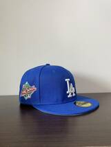 NEW ERA ニューエラキャップ MLB 59FIFTY (7-3/8) 58.7CM LAロサンゼルス・ドジャース WORLD SERIES 帽子 _画像4