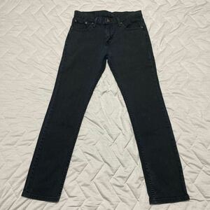 4C【着少】LEVIS リーバイス 511 デニム ジーンズ ジーパン パンツ 30 STRAIGHT ストレート 黒 ブラック 格安 04511-4406 ストレッチ