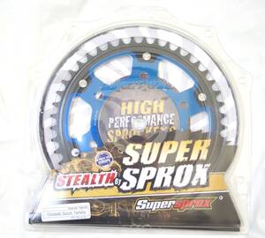 SuperSprox RST486 520サイズ 歯数45 ブルー MT-25 YZF-R25 MT-07 Ninja250 Z250 ZEPHYR