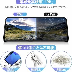 【2枚セット】【覗き見防止】iPhone15 pro（6.1インチ） ガラスフィルム 耐衝撃 飛散防止 撥水撥油 指紋防止の画像7