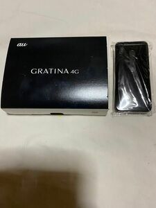 新品　au GRATINA 4G ガラホ　SIMフリー　ロック解除済み　ブラック
