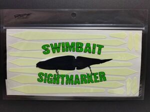 【新品】DRTスイムベイトサイトマーカー　#Glowグロー　SWIMBAIT　SIGHTMARKER　検（タイニークラッシュ　クラッシュ9　DRTフレンジー