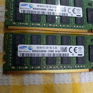 16GB×2枚 SAMSUNG 2Rx4 PC4-2133P-RA0-10 サーバー用DDR4メモリの画像2