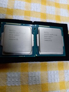 2枚組 Intel Core i7-4790 SR1QF 3.60GHZ 送料無料