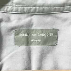 美品 希少XL相当 コムデギャルソンオム 田中オム オープンカラーシャツ 開襟シャツ 長袖 COMME des GARCONS ライトブルー コットン 90sの画像9