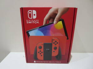 #36627　未使用未開封　Nintendo　Switch/ニンテンドースイッチ　本体　有機ELモデル　マリオレッド HEG-001