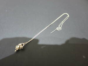 #36306 4*C silver necklace angel motif 