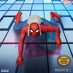 【新品・未開封】ワン12コレクティブ/The Amazing Spider-Man： スパイダーマン 1/12 アクションフィギュア DX エディション [メズコ] 