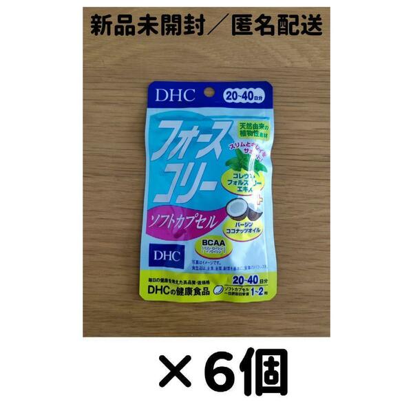 【６個セット】DHC フォースコリー ソフトカプセル 20日分