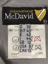 c571 mc david■マックダビッド ボトムス スカート ドイツ製■グレー系 サイズ8(US)■ゆうパケお手軽210ゆうパックお手軽60レタパ510_画像5