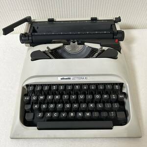 [ Showa Retro ] typewriter olivetti LETTERA10 synthesis instructions equipped condition excellent |olibeti antique 