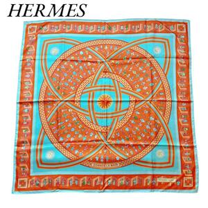 エルメス HERMES スカーフ カレ90 DONNER LA MAIN 手をさしのべる シルク