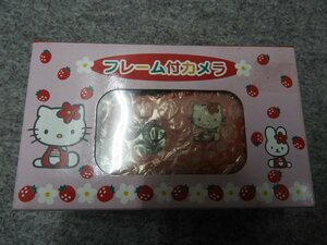  new goods unused retro EIKOH Sanrio Hello Kitty frame attaching camera 1999 (4853)