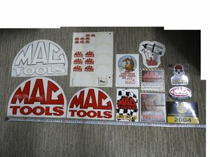 未使用　当時物 希少　MAC TOOLS　ステッカー　シール　ロゴ　大小色々セット　おまけ付（5854）