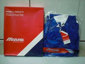  новый товар не использовался MIZUNO Mizuno BASEBALL PRODUCTS джерси тренировка рубашка 52RS-22126 синий x белый SIZE:102-7 (1251)