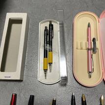 万年筆 まとめ　他　ボールペン　シャーペン　PILOT PARKER sailor 筆記用具 18K 刻印あり_画像4