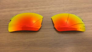 処分価格！！★フラック 2.0 アジアンフィット用 カスタム偏光レンズ FIRE RED Color Polarized 新品 Flak 2.0 ASIAN FIT Flak 2.0 ASIA