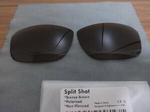 ★オークリー SPLIT SHOT スプリット ショット 用 カスタム偏光レンズ BROWN Polarized 新品 OO9416