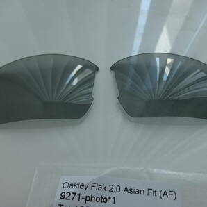 処分価格！！★フラック2.0アジアンフィット用 カスタム偏光・調光レンズ Grey Photochromic Polarized 新品 OAKLEY FLAK 2.0 asian fitの画像1