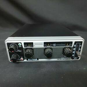 ◎アルファ◎ALPHA VHF/UHF TALK-RECEIVER ALPHA-11 レシーバー 中古現状 即発送