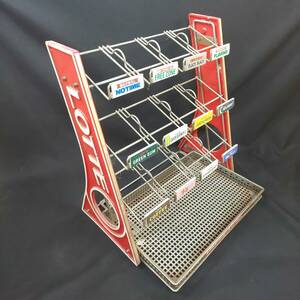 * retro excellent article *LOTTE Lotte chu- in chewing gum display case display exhibition rack store furniture that time thing not for sale immediately shipping 