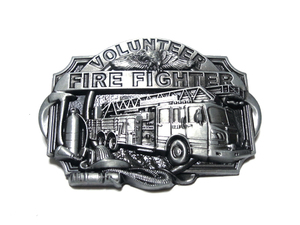 【ベルトバックル】FIRE FIGHTER★消防車★消防士★ファイヤーファイター★ファイヤートラック★はしご車★レスキュー★防災