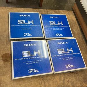 未開封 未使用 あり SONY SLH 370BL 275BL 4点まとめて オープンリールテープ ソニー